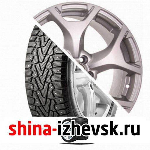 Колесо в сборе Pirelli Winter Ice Zero 225/60 R17 T 103 + NEO 753 7xR17 5×114.3 ET48 DIA67.1 Серебристый в Ижевске
